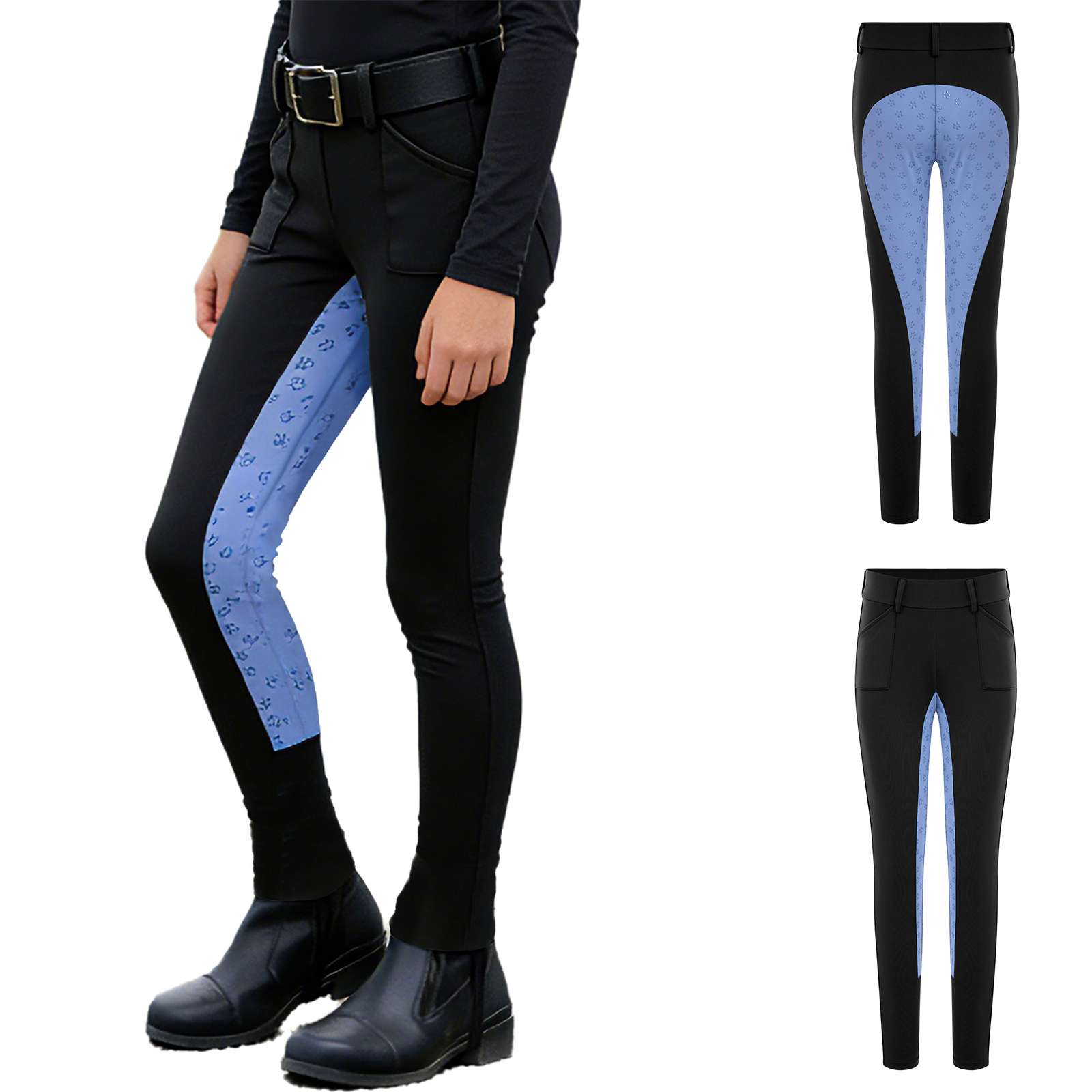 Outdoor Adventure Activities For Kids - Kids Girls Equestrian Horse Riding Pants