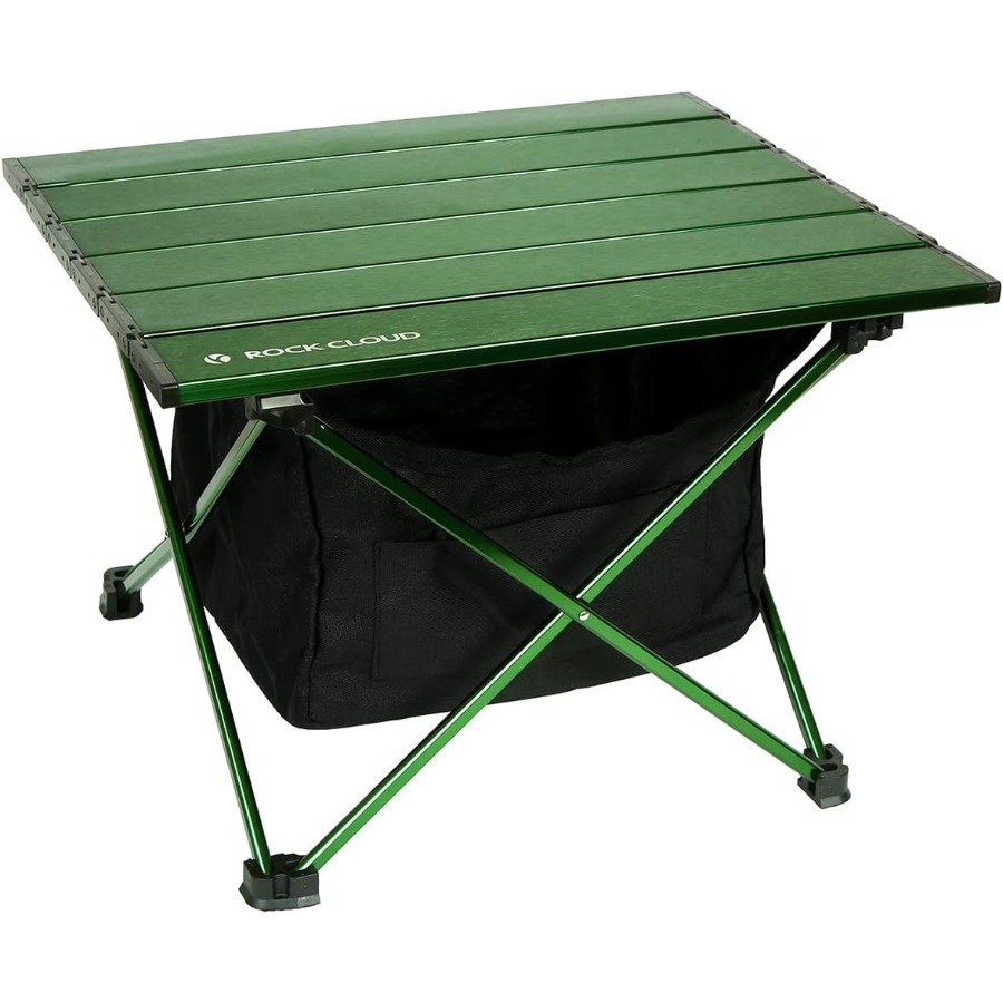 Outdoor Adventure Table With Storage - Ultralight Aluminum Portable Camping Table with
