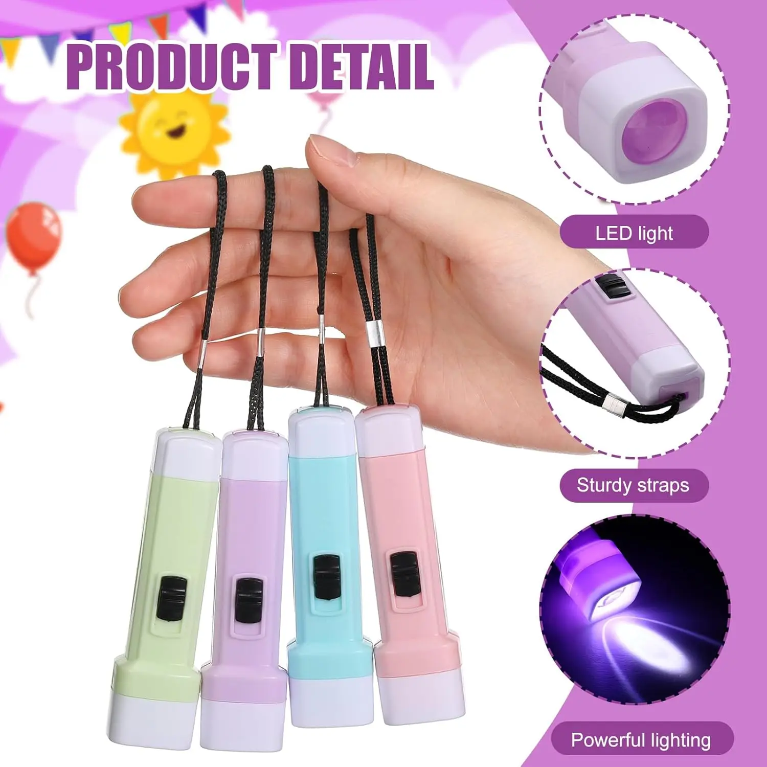 5-100PCS Outdoor Kids LED Flas - Outdoor Adventure Activities For Kids のレビューと価格