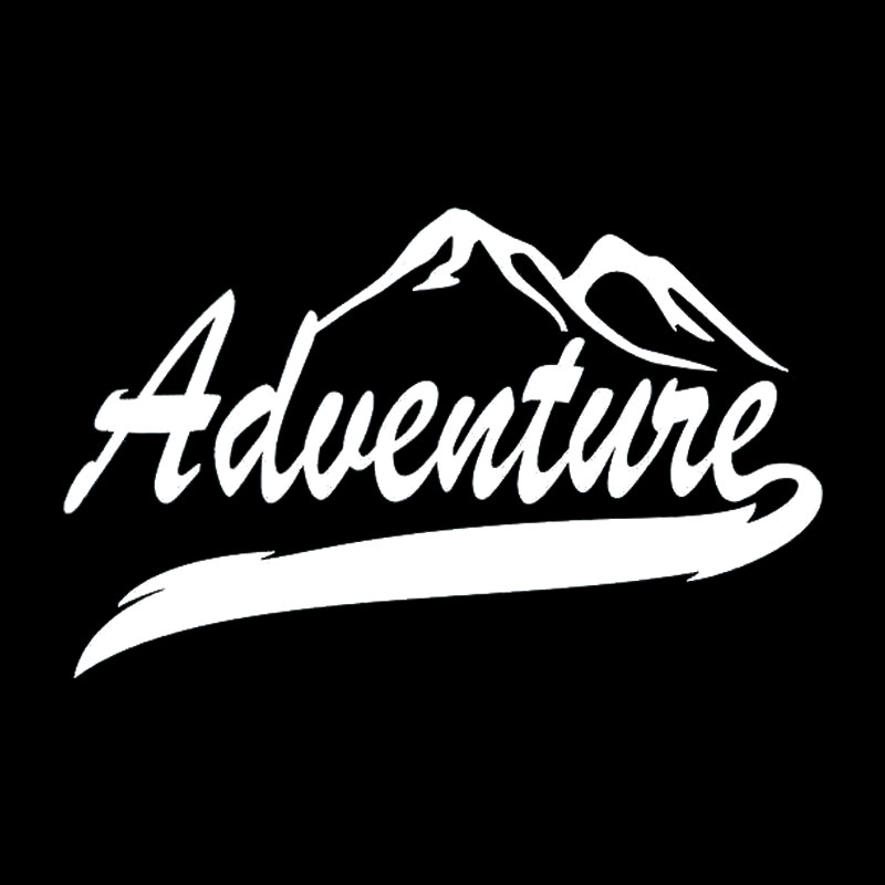 Car Sticker Funny Adventure Ca - Outdoor Adventure Words のレビューと価格