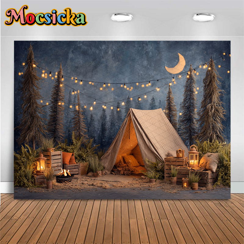 Mocsicka Night Camping Photogr - Outdoor Adventure Background のレビューと価格