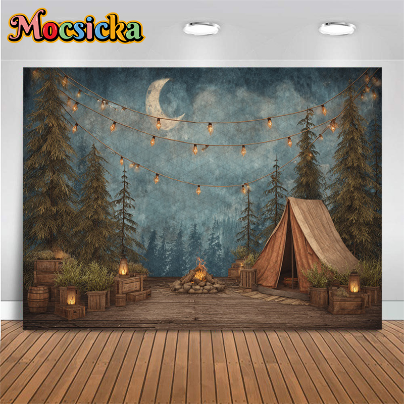 Mocsicka Night Camping Photogr - Outdoor Adventure Background のレビューと価格