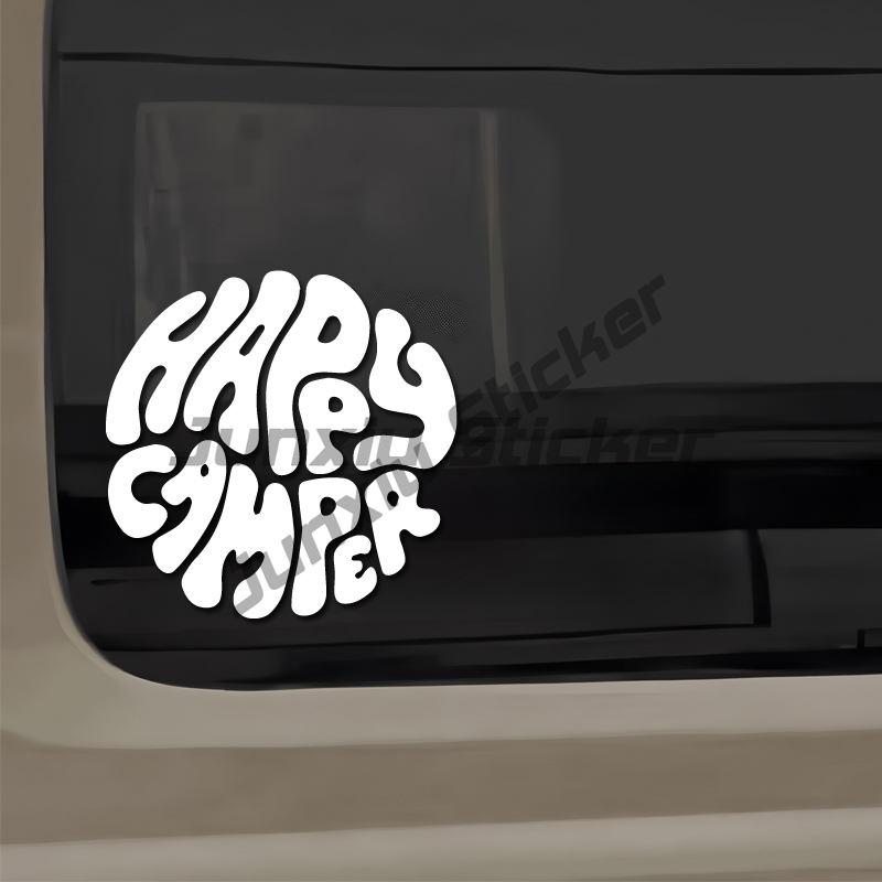 Happy Camper Boho Style Clip A - Outdoor Adventure Words のレビューと価格