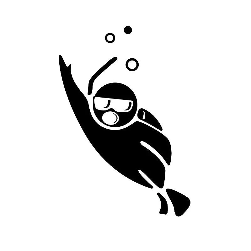Diving adventure car stickers, - Outdoor Adventure Words のレビューと価格