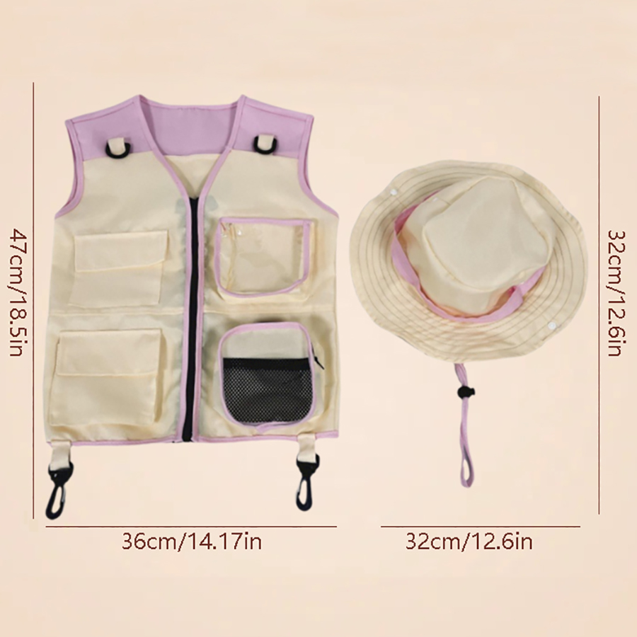 Children Explorer Vest Hat Sui - Outdoor Adventure Activities For Kids のレビューと価格