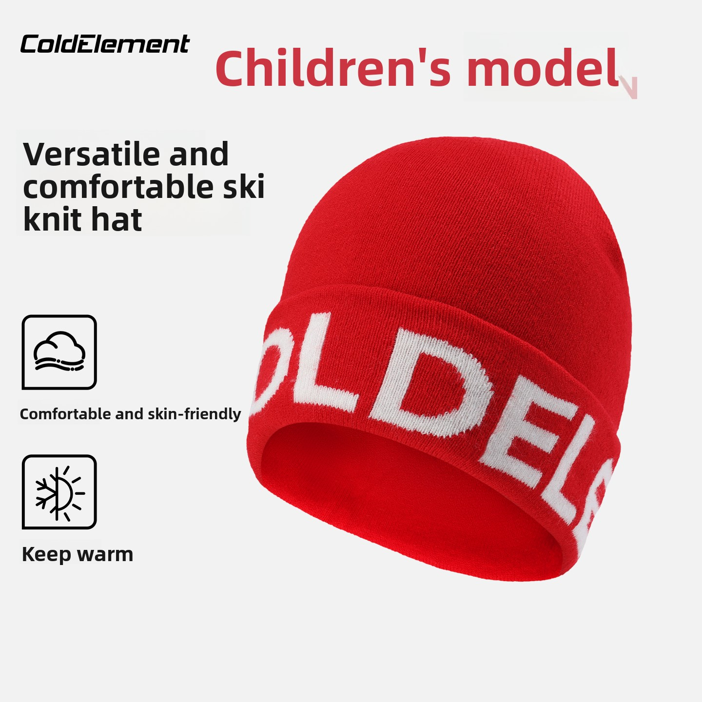Coldelement Kids Ski Beanie -  - Outdoor Adventure Activities For Kids のレビューと価格