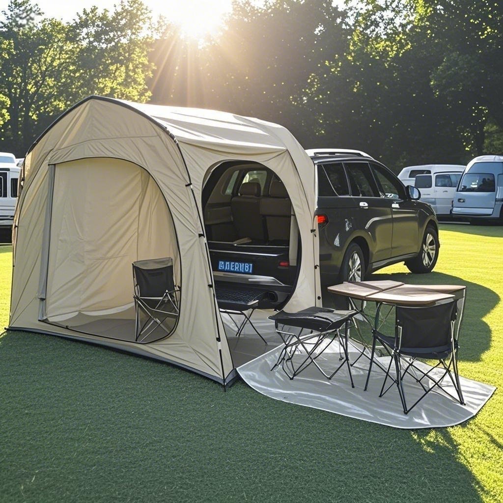 Off-Road Car Tent SUV Tailgate - Outdoor Adventure Dome Shelter のレビューと価格