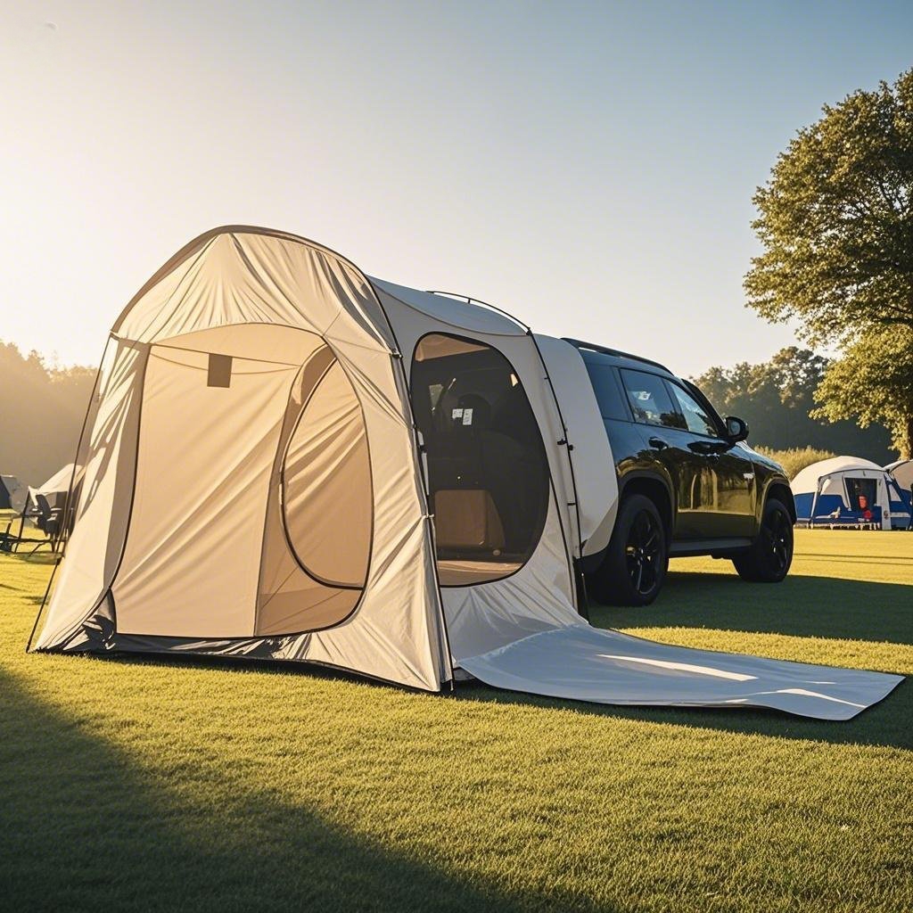 Off-Road Car Tent SUV Tailgate - Outdoor Adventure Dome Shelter のレビューと価格