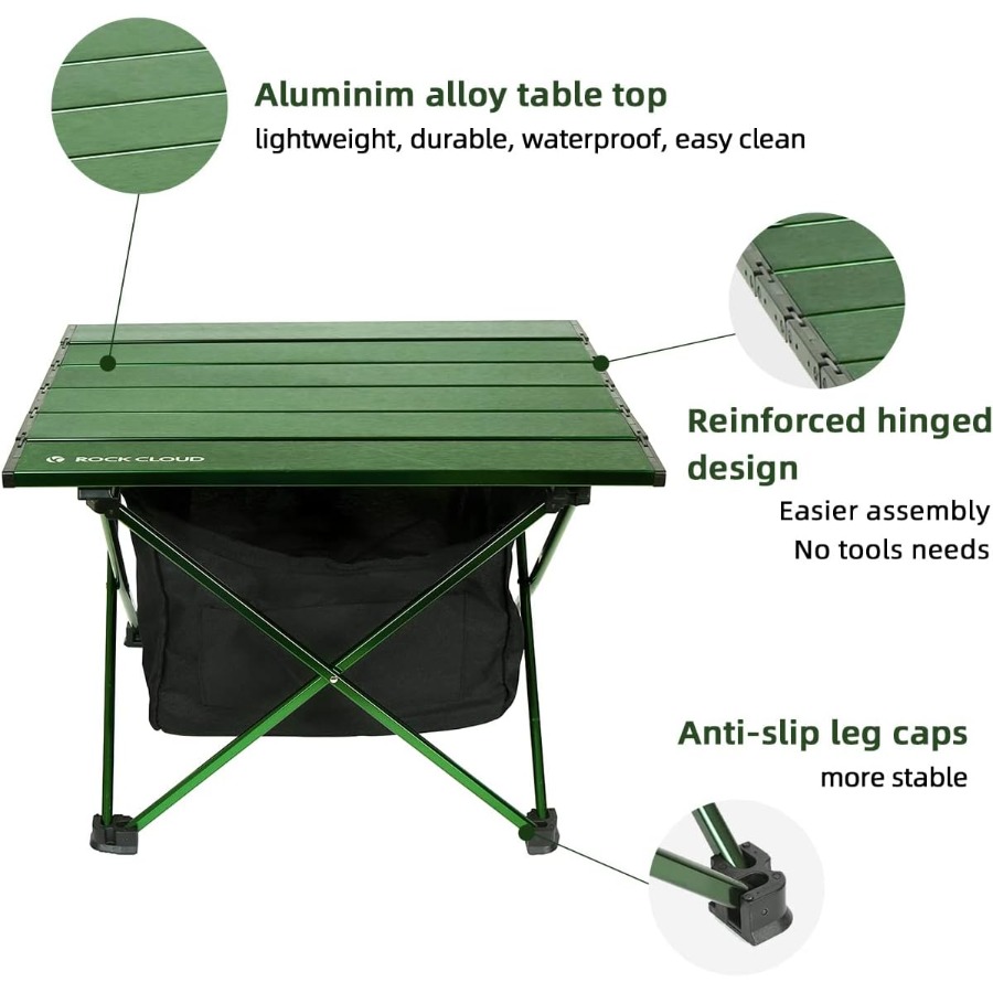 Ultralight Aluminum Portable C - Outdoor Adventure Table With Storage のレビューと価格