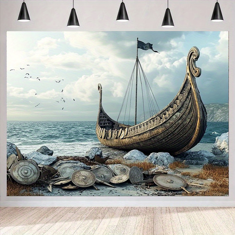 Large Viking adventure photogr - Outdoor Adventure Background のレビューと価格