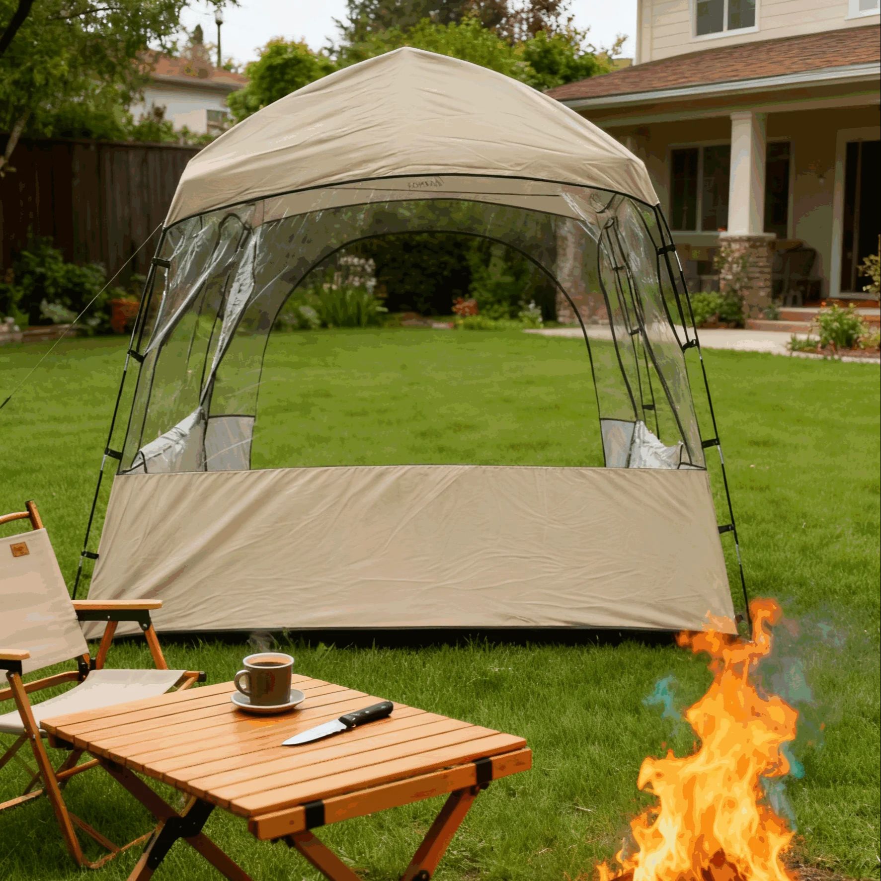 Gardens, Patios, Outdoor Adven - Outdoor Adventure Dome Shelter のレビューと価格