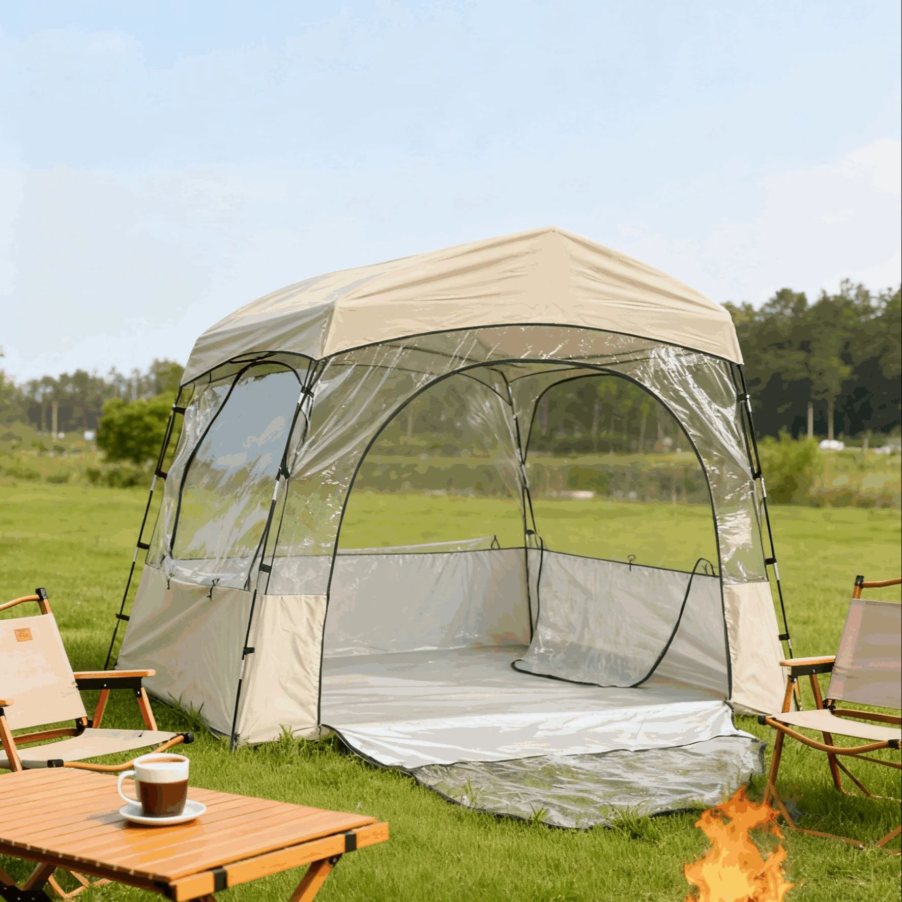 Gardens, Patios, Outdoor Adven - Outdoor Adventure Dome Shelter のレビューと価格