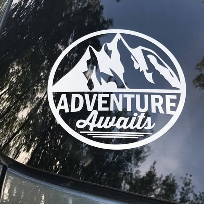 Adventure Awaits Mountain Camp - Outdoor Adventure Words のレビューと価格