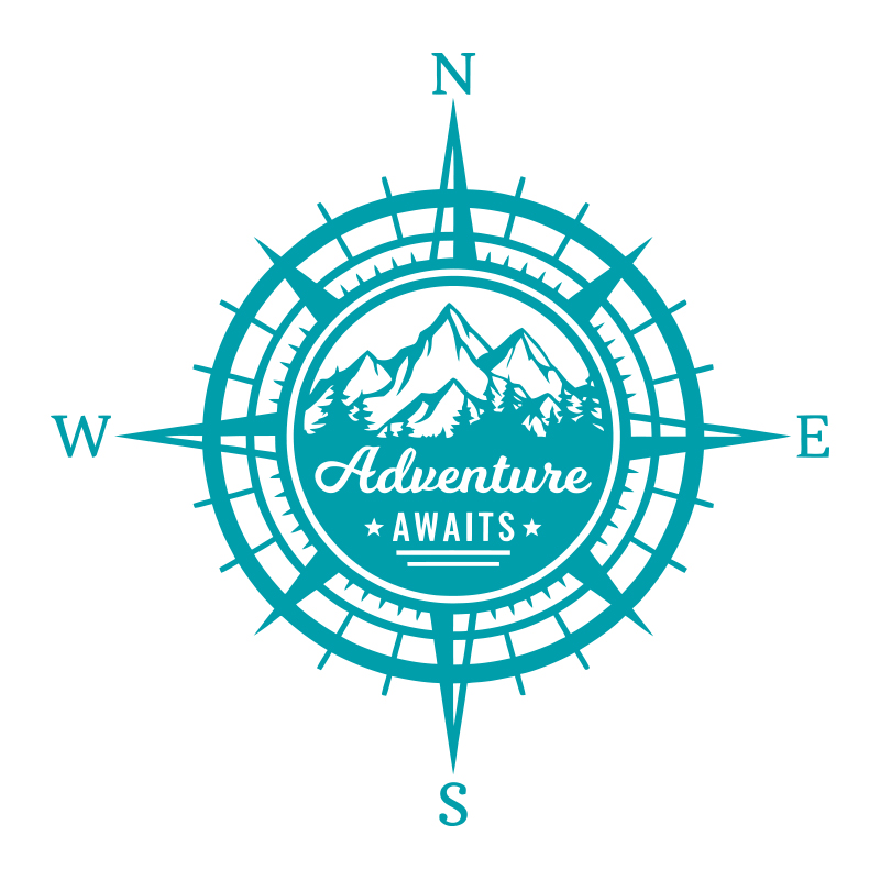 Adventure Awaits Compass Car S - Outdoor Adventure Words のレビューと価格
