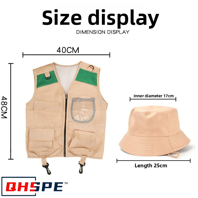 Kids Explorer Vest and Hat Cos - Outdoor Adventure Activities For Kids のレビューと価格